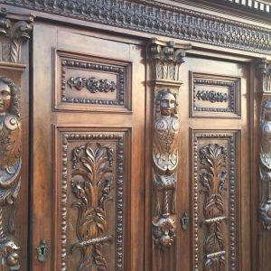 Szafa,biblioteka 1700r. 233cm x 190cmx 54cm