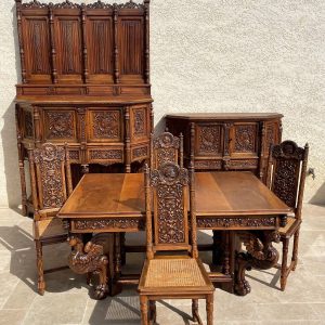 Jadalnia neogotyk komplet