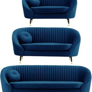 S74 Granatowy zestaw wypoczynkowy