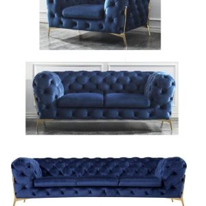 S78 Granatowy zestaw wypoczynkowy