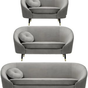 S73 Nowy szary zestaw wypoczynkowy