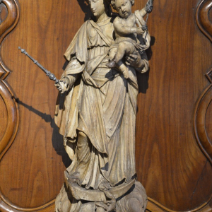 K.177 Dziewica z Dzieciątkiem, Rzeźba, XVIII w.