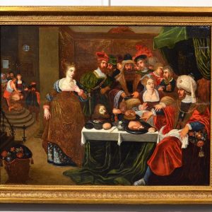 S316 Uczta Heroda, Olej na drewnie, XVII w.