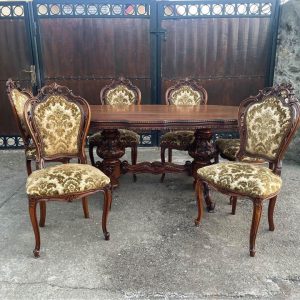 S342 Barokowy stół z krzesłami