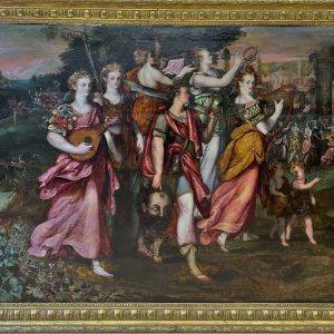 S424 Triumf Dawida, Olej na drewnie, XVI w.