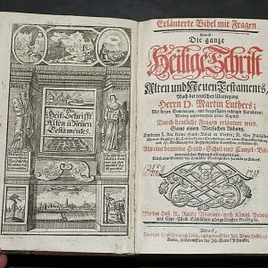 S566 Biblia z objaśnieniami, 1742 r.