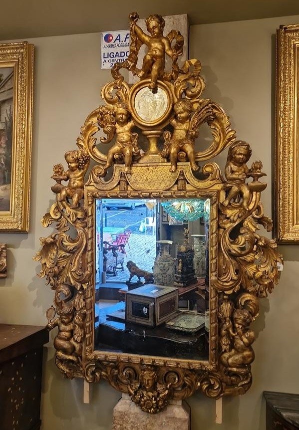 S644 Lustro z puttami, XVIII w.