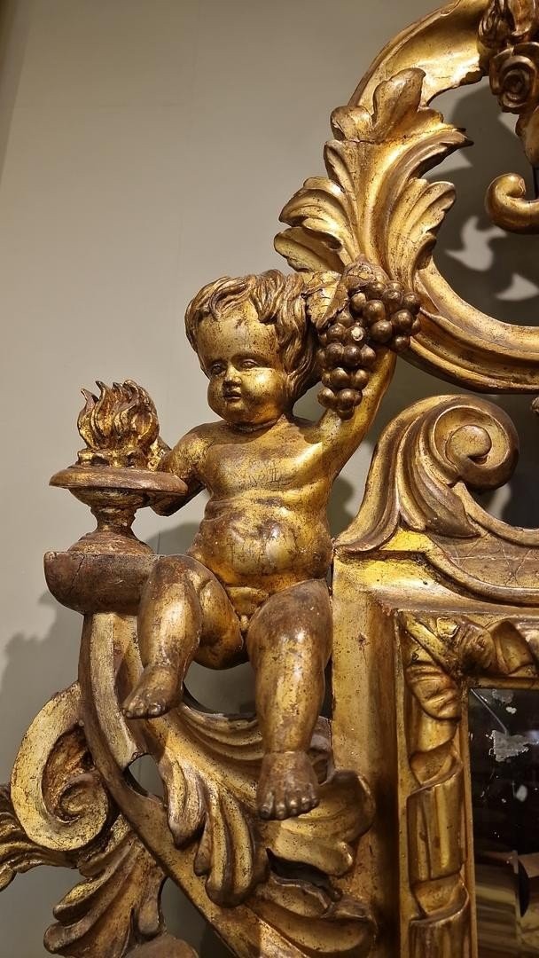 S644 Lustro z puttami, XVIII w.