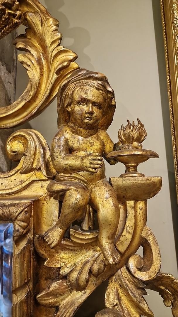 S644 Lustro z puttami, XVIII w.