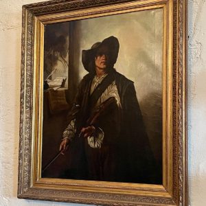 S742 Skrzypek, Olej na płótnie, XIX w.