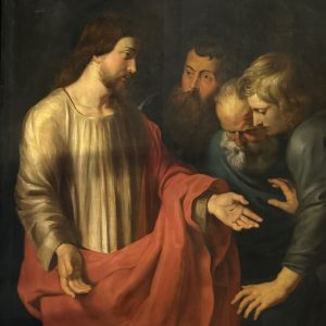 S463 Niedowierzenie św. Tomasza, Olej na płótnie, XVIII w.