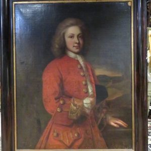 S299 Portret młodego szlachcica, Olej na płótnie, XVIII w.