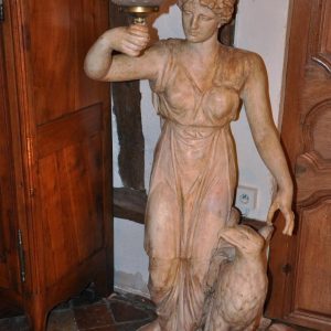 S958 Hebe i orzeł, Rzeźba/Lampa, XIX w.