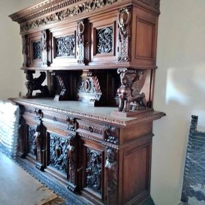 S525 Unikatowy zestaw mebli jadalnia antyk