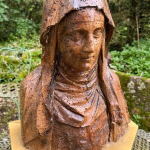 S1086 Popiersie świętej, Rzeźba, XVII w.