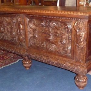 S1113 Neogotycka skrzynia, XVIII/XIX w.