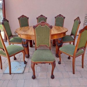 Piękny zestaw stół plus krzesła