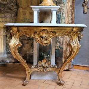 Ks46 Pozłacana Konsola, XVIIIw.