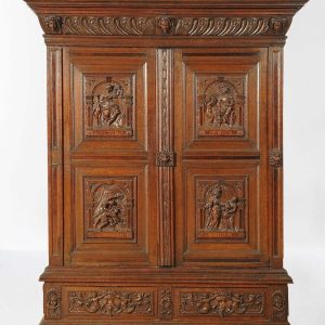 Ks67 Szafa Zakrystyjna, dębowa