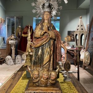 S1077 Dziewica w modlitwie, Rzeźba, XVIII w.