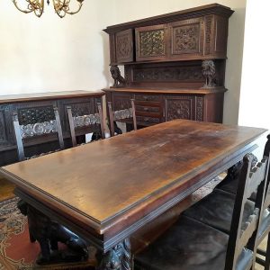 S1258 Renesansowy zestaw do jadalni, XIX/XX w.