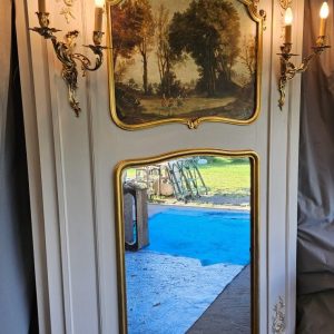 S1272 Duże tremo z parą kinkietów, XIX w.