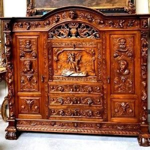 S658 Neorenesansowa szafa/kredens, XIX w.