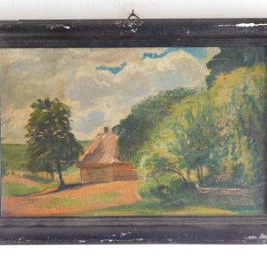 Ks228 Obejście Chłopskie, Olej na kartonie, Władysław Gdula, 1925 r.