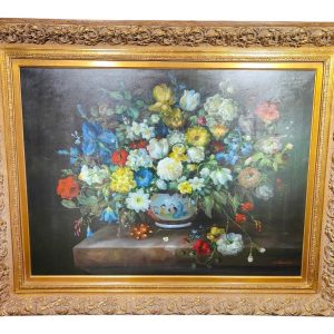 Ks377 Obraz, Oryginał, Martwa Natura, XXw.