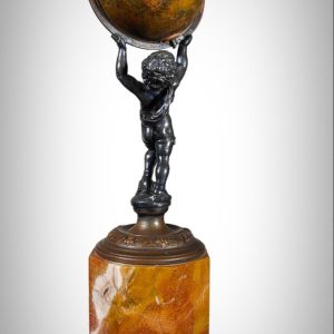 Ks378 Statua, Globus ziemski, Ludwig Julius Heymann, Około 1880r.