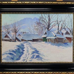 Ks72 Obraz, Oryginał, Maks Haneman (1882 - 1941), Zima w Zakopanem