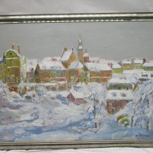Ks87 Obraz, Oryginał, Henryk Krych, Stare Miasto