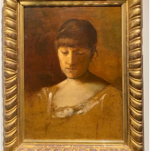 Ks151 Obraz, Oryginał, Szymon Buchbinder (1853 - 1908), Portret młodej Polki, XIXw.