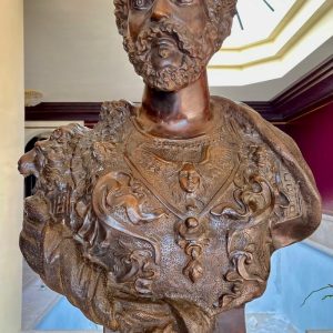 Ks155 Rzeźba, Popiersie cesarza z brązu, XXw.