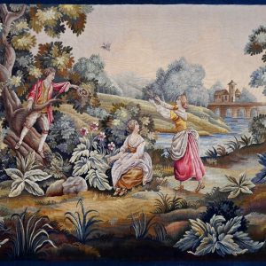 S1063 Scena wiejska, Gobelin, XIX w.