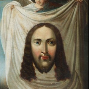 Ks37 Ikona, Oryginał, Twarz Chrystusa, XIXw.