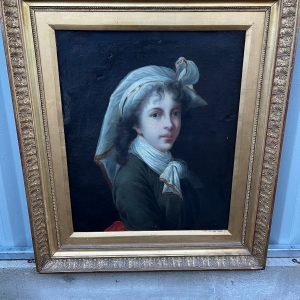 S1642 Autoportret Élisabeth Vigée-Lebrun, Kopia, Olej na płótnie, XIX w.