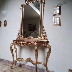 S1655 Barokowa konsola z lustrem