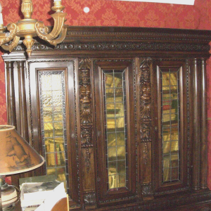 S718 neorenesansowy zestaw do gabinetu, XX w.