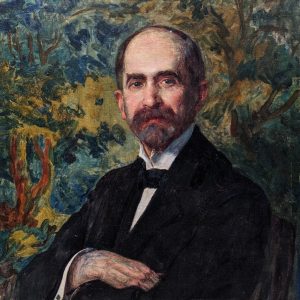 Ks491 Obraz, Oryginał, Leopold Pilichowski (1869-1934), Portret Mężczyzny