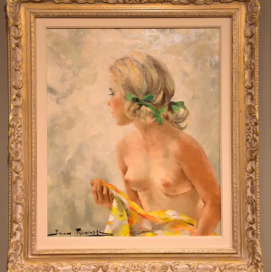 Ks443 Obraz, Oryginał Obraz, Oryginał, Igor Talwiński (1907 - 1983), Akt Kobiecy, Studium nagości