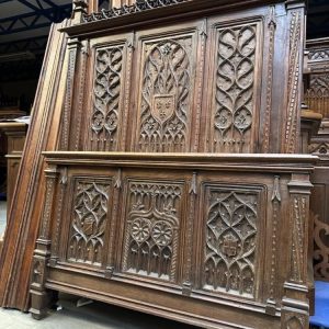 S1782 Gotyckie łoże, XIX w.