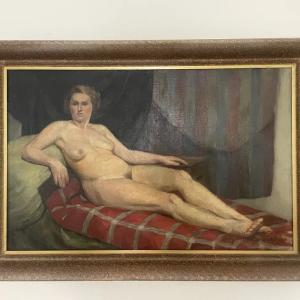 Ks542 Obraz, Oryginał, Jerzy Potrzebowski (1921-1974), Akt Kobiecy