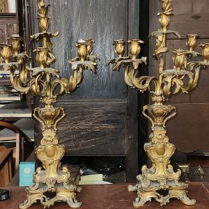 S1829 2 x Kandelabr, XIX w.