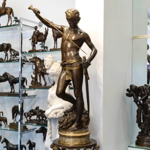 Ks425 Dawid zwyciężający nad Goliatem, Rzeźba, XIX w.