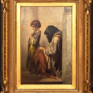 Ks640 Obraz, Oryginał, Samotność w świecie, XIXw.