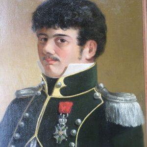Ks538 Obraz, Oryginał, Hiacynt Alchimowicz (1841 – 1900), Portret Żołnierza, 1886r