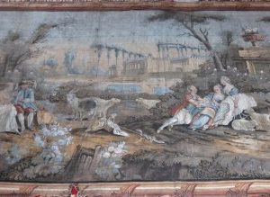 Ks727 Życie szlachty, Ogromny olej na płótnie, XIX w.