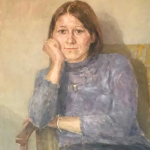 Ks728 Obraz, Oryginał, Olgierd Bierwiaczonek (1925-2002), Portret Kobiety