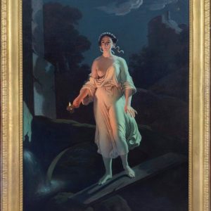 Ks766 Duży Obraz, Oryginał, Postać z opery Lunatyczka, Berliniego